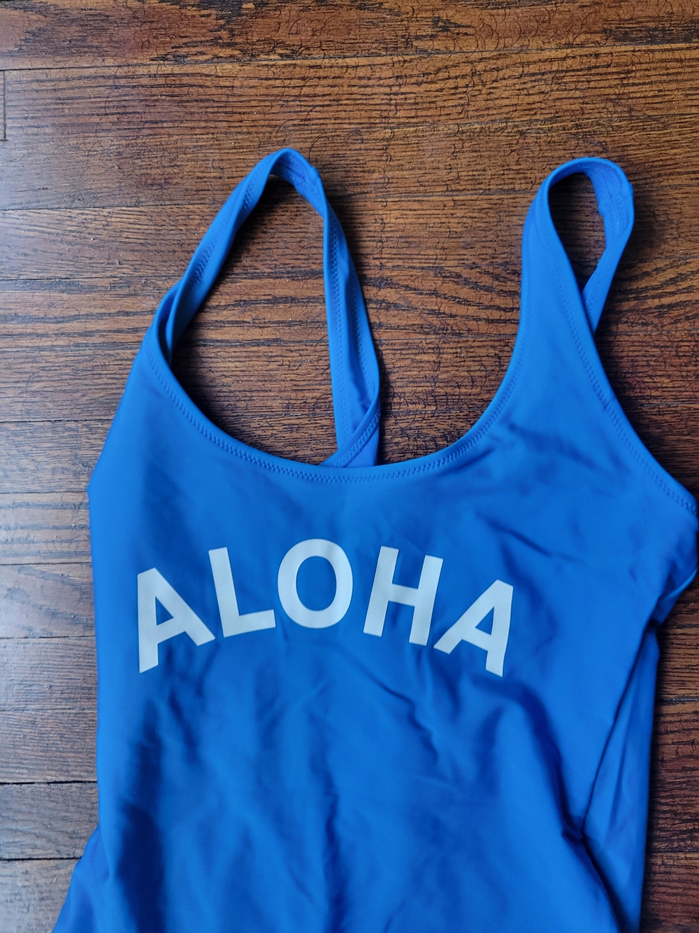 Old Navy Aloha One Piece Swimsuit Women’s Resort Beach Wear Soft Stretch Sz S - Picture 5 of 16